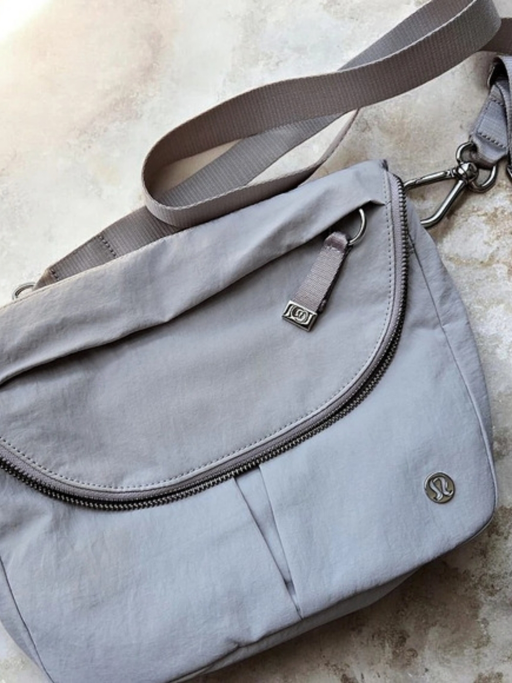 lululemon All Night Festival Bag Crossbody Bag Gray